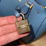 Michael Kors Michael‎ Kors Womens Leather Studded Crossbody Handbag Denim Sky Blue Medium Photo 3