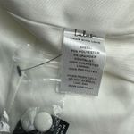 Lulus NWT  Women's Beaming Perfection White Pearl Organza Tie-Strap Mini Dress S Photo 9