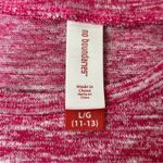 No Boundaries  Juniors Top Pink Heart‎ Embellished Tie Front Short Sleeve Photo 3