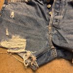 GRLFRND  Light Blue Denim distressed Jean Shorts Helena size: 26 Photo 9