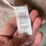 Body Central Vtg Y2K Bohemian Boho Cropped Sheer Metallic Shirt Size Lg Photo 3