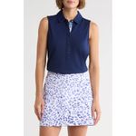 Tommy Bahama  Paradise Piqué Sleeveless Polo Island Navy Size M NWT Golf Resort Photo 8