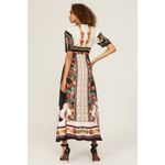 SALONI Tabitha 100% Silk Black Red A Photo 1