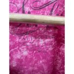 Affliction Sinful by  Tee Women Medium Pink Tie Dye Cut Neck Biker Grunge Shirt Photo 6