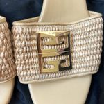 Givenchy  Heeled Straw Slides Photo 2