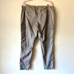 Eileen Fisher  Skinny Ankle Cargo Pants Smoke Gray Size 16 NWT Photo 4