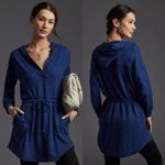 Anthropologie Daily Practice Anthro Navy Hoodie Tunic Hiking Dress Gorpcore Granola Size Small Photo 1