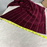 SheIn Velour one piece maroon burgundy Jumpsuit  curve 2xl Photo 5