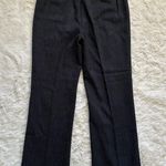 Lafayette 148 New York Pants Straight Leg Trouser Wool Blend Black Petite 10 Photo 3