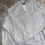 PacSun Grey Henley Sweatshirt Photo 0