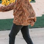 Blu Pepper Textured Knit Sweater Photo 2