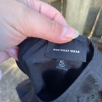 Who What Wear  BLACK EYELET BLOUSE Photo 2