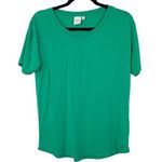 ICHI Ihselma SS Holly Green Short Sleeve Shirt Women's Size Medium Photo 0