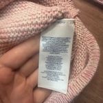 CHAPS Women’s M Sweater Pink Cable Knit Cotton Blend Fall Winter Layering Photo 3