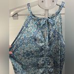 The Limited  Blue Patterned Women's halter/tank top‎ size Large Photo 7