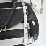 Apt. 9 Women's Striped Shoulder Bag Black & White Faux Leather Photo 14