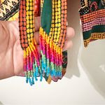 Farm Rio NEW Dotted Patch Scarf Wrap Dress Medium M Photo 7