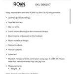 NEW Roan Bed Stu Beaded Slip On Sandals Beige Leather Lining Hand Made Size 8.5 Tan Photo 7