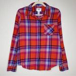 I Love H81 Los Angeles Women’s Flannel Long Sleeves Button Down Shirt Photo 0