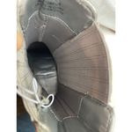 Forever 21 Ankle Boots New Metallic Silver Women's booties Size 7 Block Heel Faux leather Photo 9