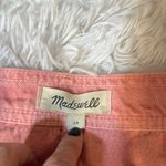 Madewell  light pink Rigid Denim high-waist straight mini skirt 27 Photo 6