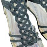 Rialto  Cenova Black Studded Strappy Low Heeled Versatile Staple Sandals Size 7.5 Photo 1