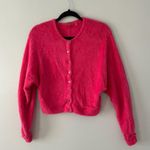 Free People One Allegra Cardigan Hot Pink Size Small XSmall Photo 1