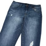 1822 Denim NEW  Ankle Skinny Jeans Frayed Hem Stretch Capsule Comfort Summer 12 Photo 2