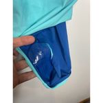 Red Carter  Women's Size 10 Macrame High Neck One Piece Swimsuit Blue NWT Photo 6