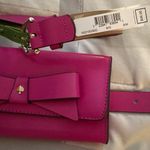 Kate Spade  Leather Belt Bag, Dark Pink,  NWT Photo 1