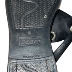 ✨ Dexter Womens striped plastic thong sandals✨ Black Size 10 Photo 3