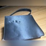 Vintage Pappagallo Small Boxy Black Satin Photo 4