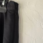 Sag Harbor  Petite Size 12 100% Silk Black Pull On Side Zip Straight Leg Trousers Photo 3