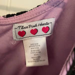 Three Pink Hearts EUC |  junior’s black lace‎ layered dress — size 11 Photo 3