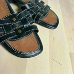 Montego Bay Club 90s Y2K Style  Leather Upper Black Slip On Flats Size 7 Photo 1