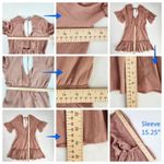 Lulus Sunshine Daydream Rusty Rose Short Sleeve Cutout Mini Dress Size L Pink Size L Photo 6