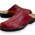 Duck head  Red Leather Clogs 8.5 Photo 13