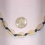 White Black Shell Bead Beaded Boho Retro Necklace Photo 3