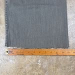 Hudson Gray Women's Wide Leg High Rise Pants Size Large Cropped Green Raw Hem Photo 11