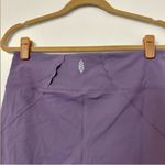 Free People  Movement Genesis Scallop Eyelet Hem Legging Large Purple Womens Photo 3