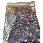 LuLaRoe Cassie Pencil Stretchy Purple Black Green Geometric Skirt L NWT Photo 8