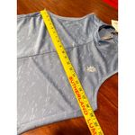 Adidas  Primeblue Sleeveless Mock Neck Golf Top Women L Light Blue Parley Ocean Photo 10