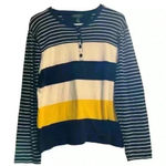 Ralph Lauren LRL Lauren Jean Co.‎  Women Stripe Long Sleeve Shirt Photo 0
