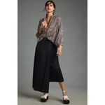 Anthropologie Relaxed Abstract Batwing Blouse Top Effortless Classic size XS Photo 1