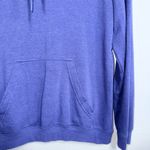 Nike Women’s Funnel Neck Sweatshirt Solid Blue Hoodie Athleisure Photo 3