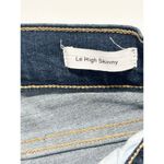 frame denim Frame Le High Skinny Multi Tape Stripe Skinny Jeans Raw Hem Dark Wash Size 24 Photo 8