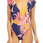Trina Turk Spa Collection Breeze Ruffle Flutter Sleeve One Piece Swimsuit 6 NEW Photo 0