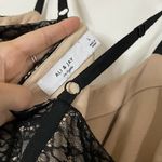 Ali & Jay  Desert At Dusk Dress Lace Overlay Lined Large Black Bodycon Mini Photo 8