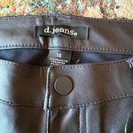 D. Jeans  Dark Faux Leather Pants Photo 2