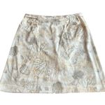 Quantum Sportswear Vintage Cream Shell Skort Skirt Athletic Casual Size Large Tan Photo 0
